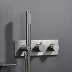 Ruulz Wall-Mounted Bathtub Mixer with Handheld Shower