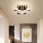 Minimalist 24W LED Chandelier - 3-Color Switchable Light - 11 Styles Available