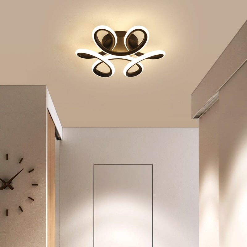 Minimalist 24W LED Chandelier - 3-Color Switchable Light - 11 Styles Available