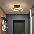 Minimalist 24W LED Chandelier - 3-Color Switchable Light - 11 Styles Available
