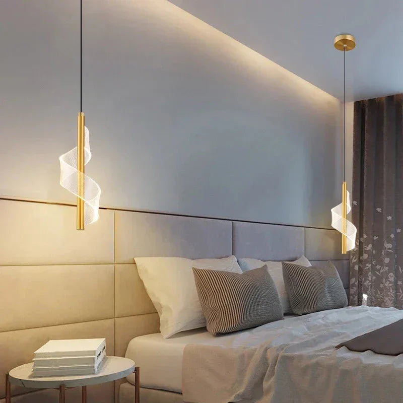 Luxury Grow LED Pendant Bedside Lamp