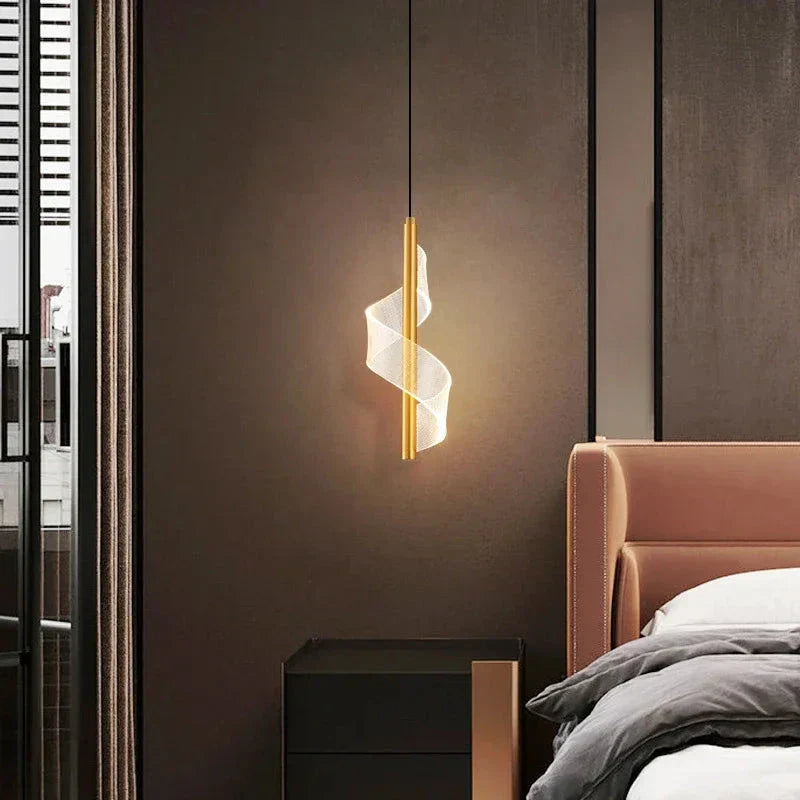 Luxury Grow LED Pendant Bedside Lamp