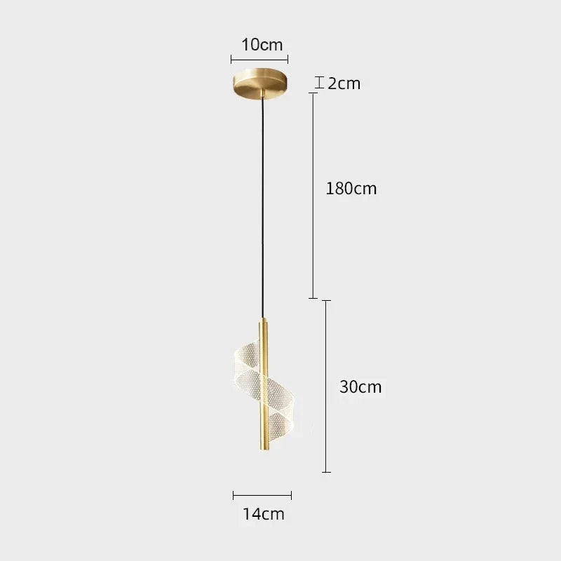 Luxury Grow LED Pendant Bedside Lamp