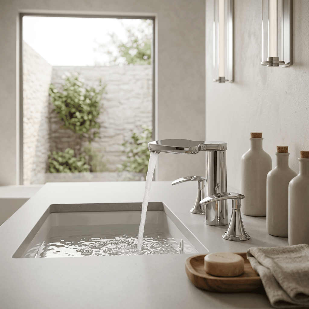 Lumina Black Bath Mixer Faucet