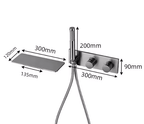 Ruulz Wall-Mounted Bathtub Mixer with Handheld Shower