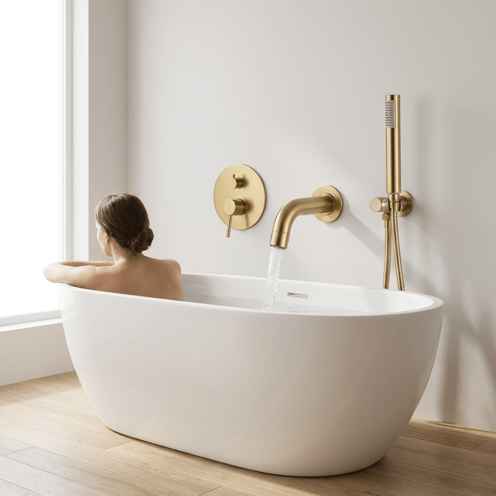Quizz Premium Wall-Mounted Bathtub Mixer