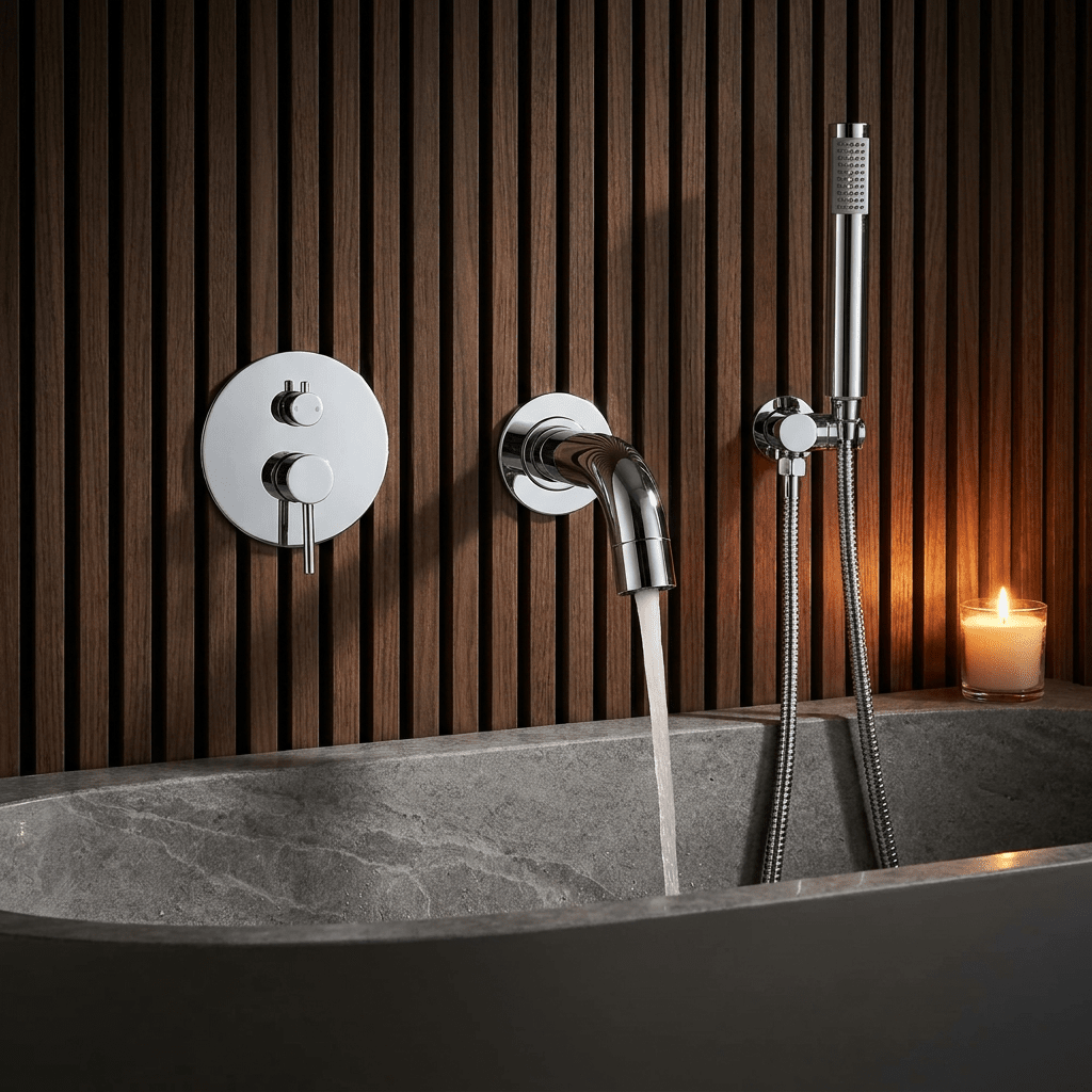 Quizz Premium Wall-Mounted Bathtub Mixer
