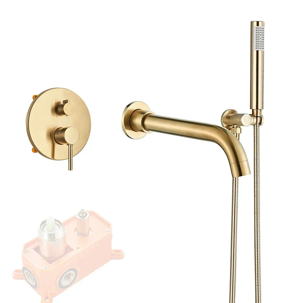 Quizz Premium Wall-Mounted Bathtub Mixer