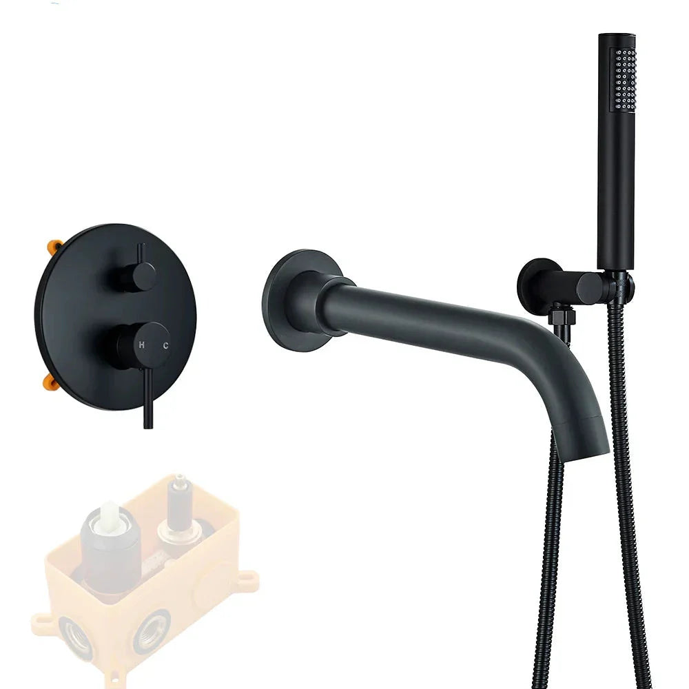 Quizz Premium Wall-Mounted Bathtub Mixer