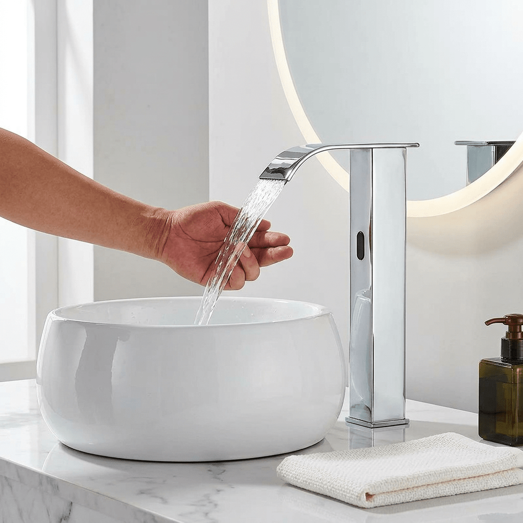 Touch Clean Automatic Bathroom Sensor Faucet