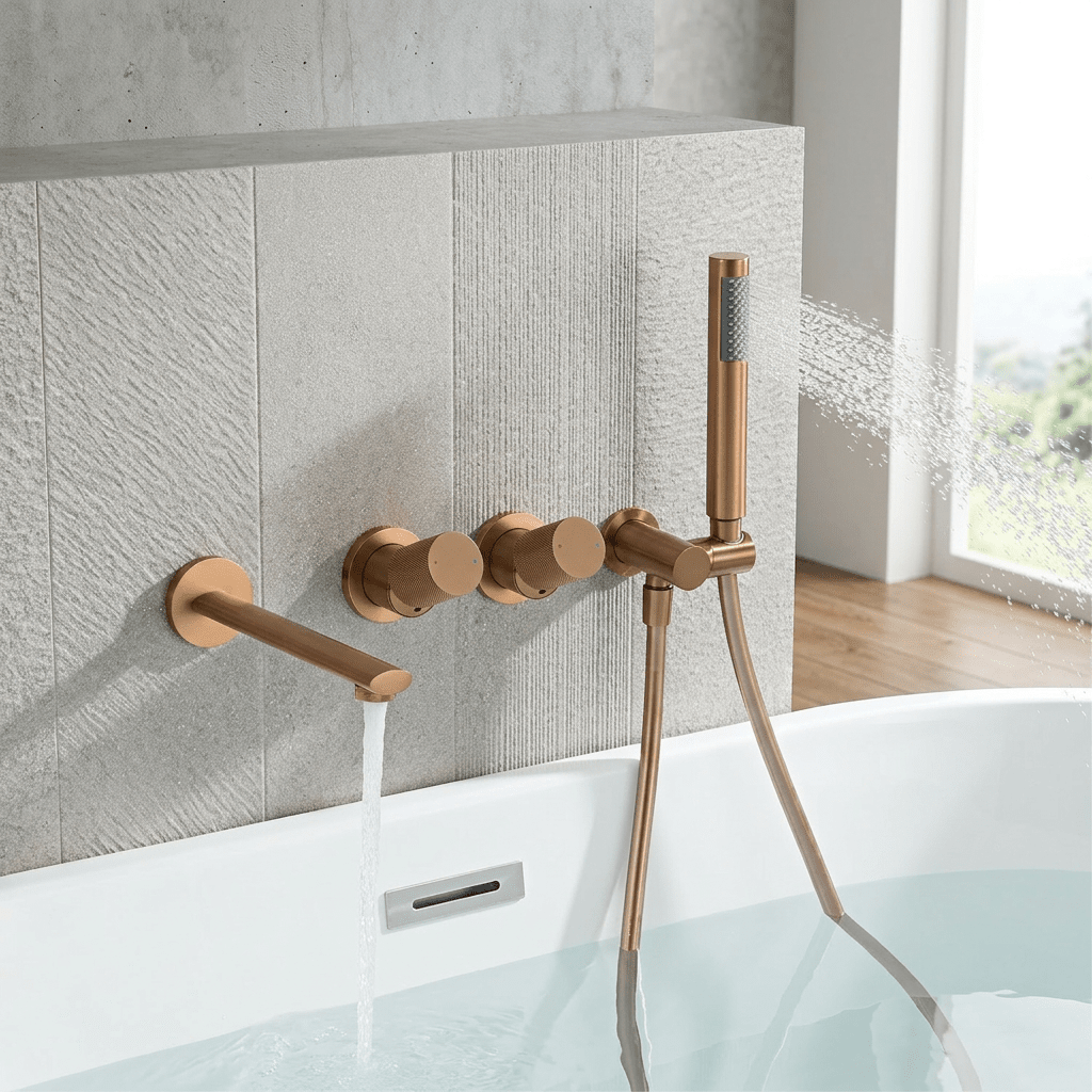 AuraLux Rose Bathtub Faucet