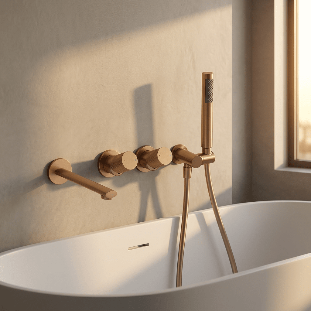 AuraLux Rose Bathtub Faucet