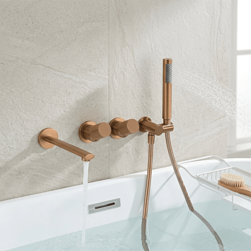 AuraLux Rose Bathtub Faucet