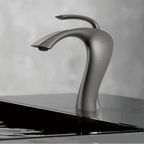 Glamour Diamond Deck Mount Bathroom Faucet