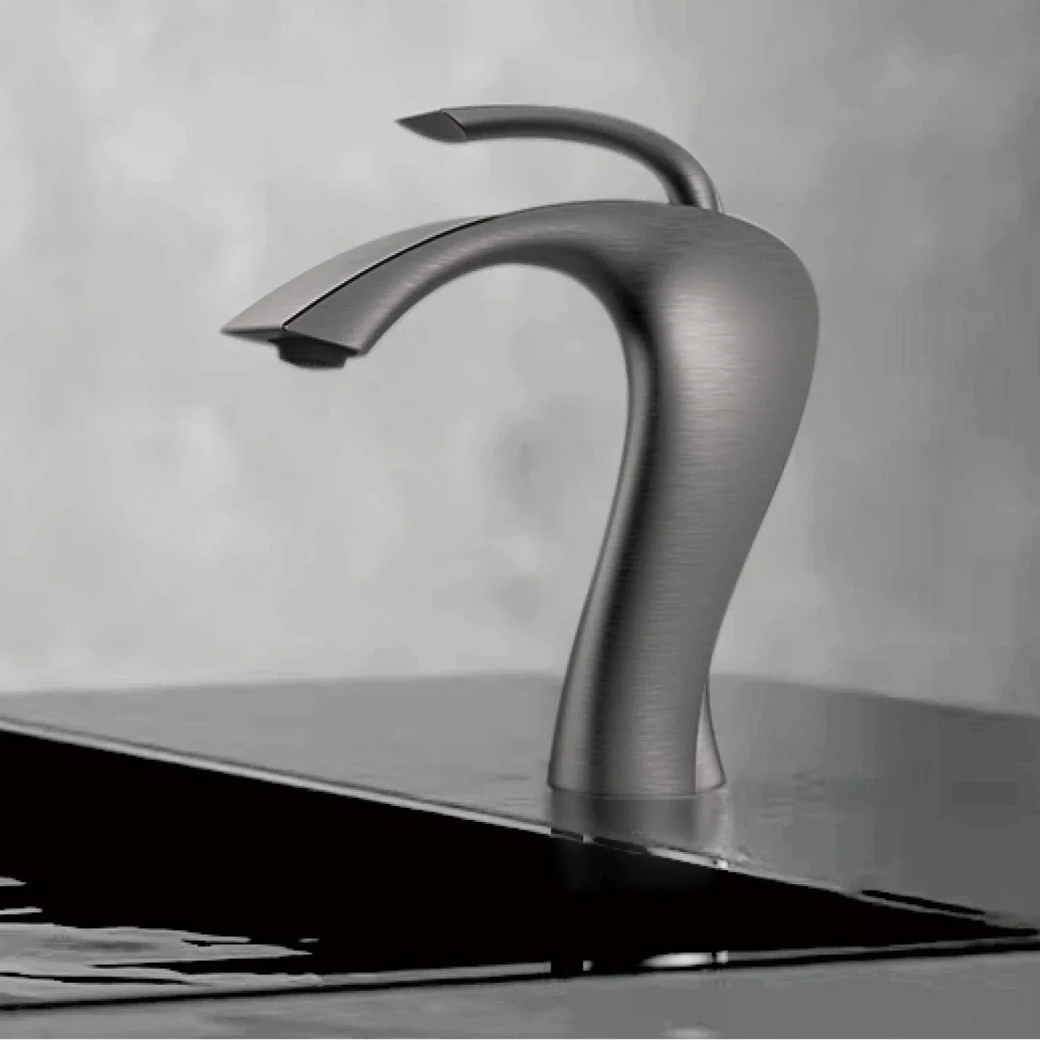 Glamour Diamond Deck Mount Bathroom Faucet