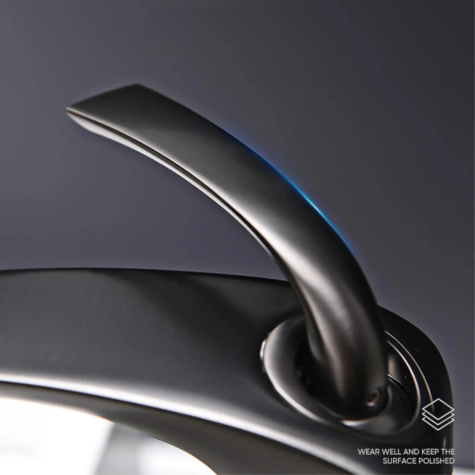 Luxury Sepertino Deck Mount Bathroom Faucet