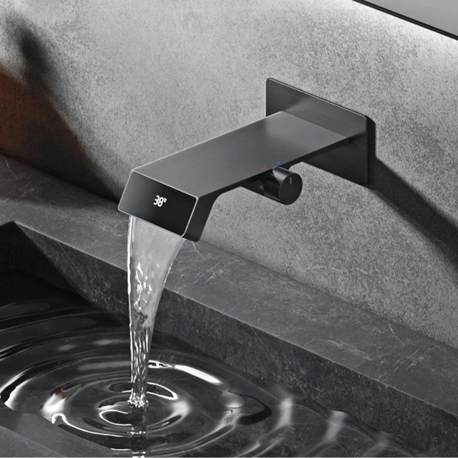 Moofer Clean High-End Digital Bathroom Faucet