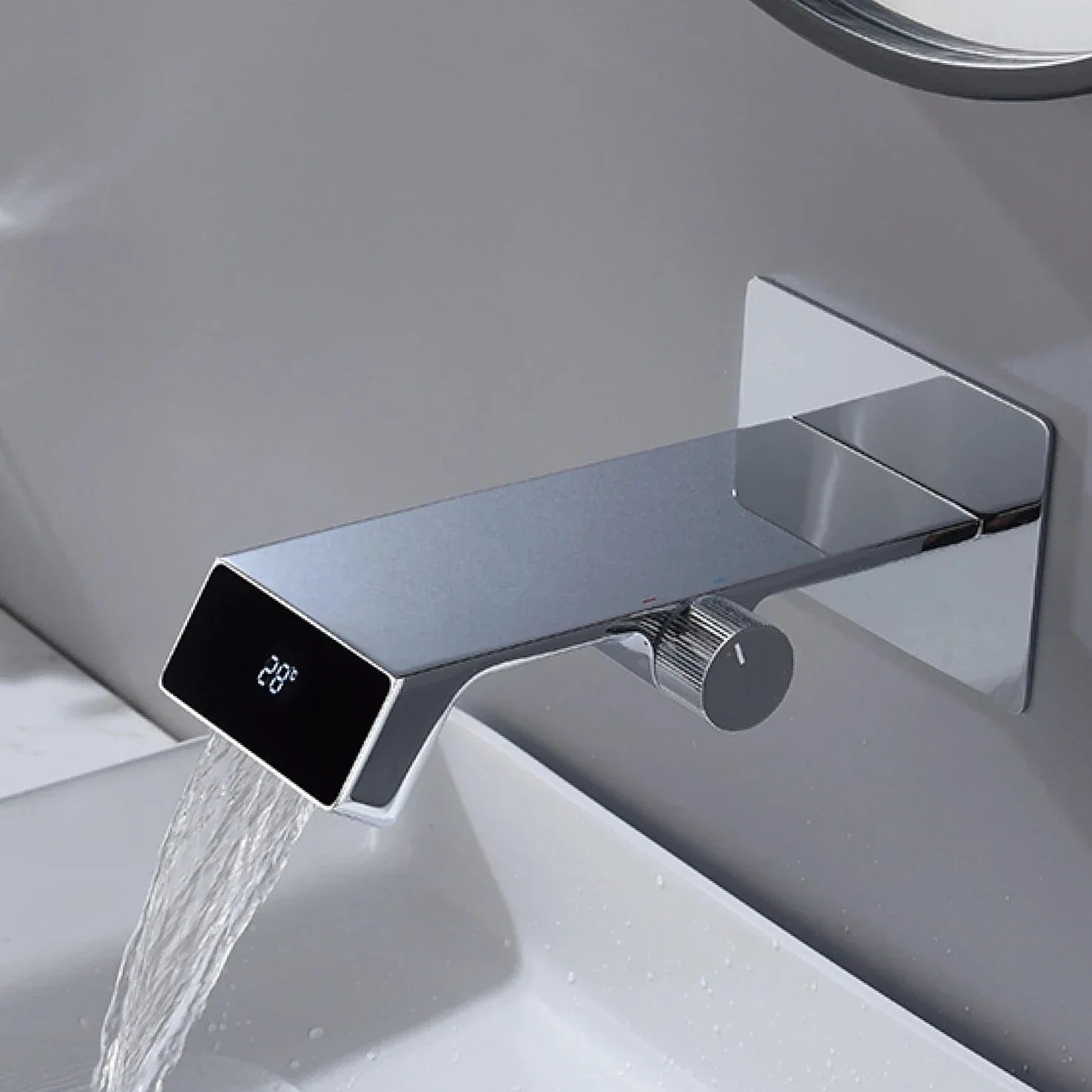 Moofer Clean High-End Digital Bathroom Faucet