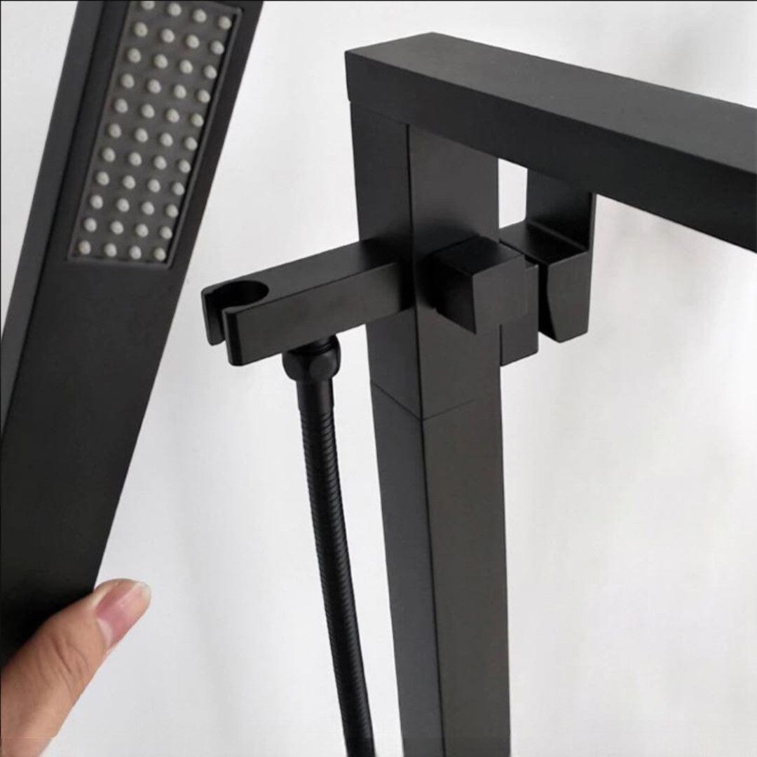 Artifice Home Retrover Floor-Mount Freestanding Tub Filler with Hand Shower