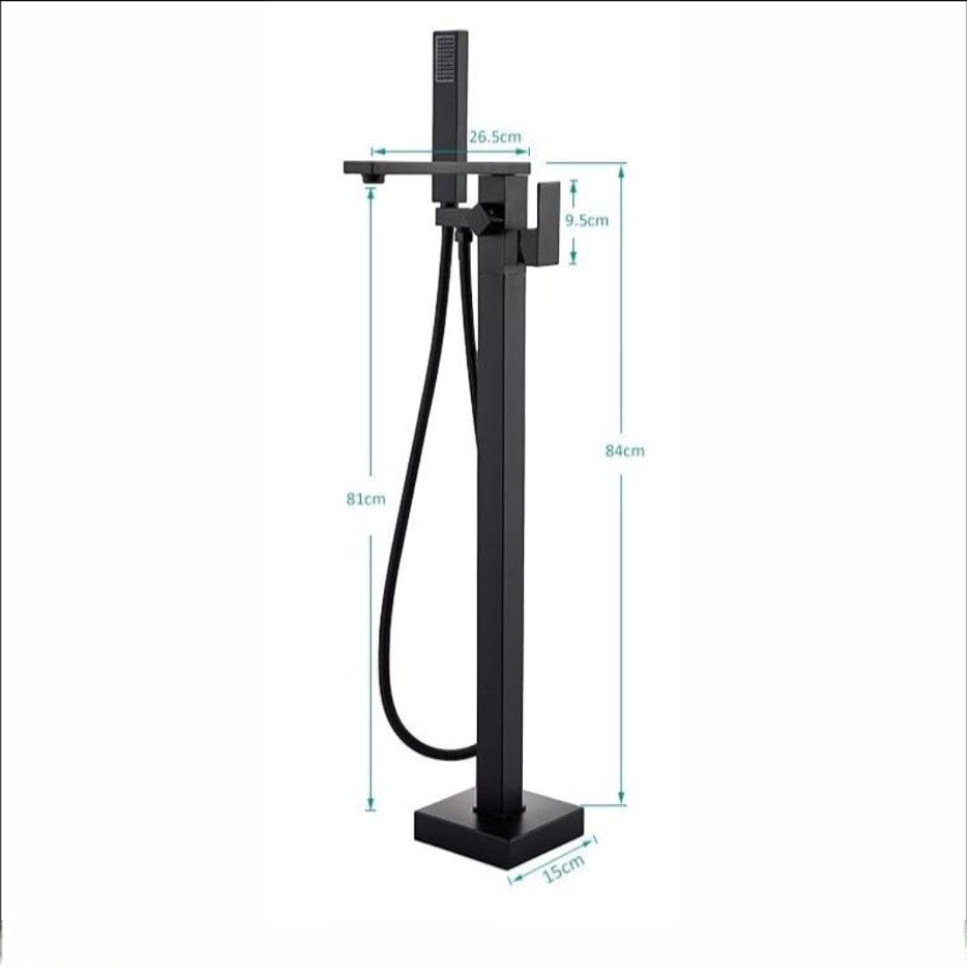 Artifice Home Retrover Floor-Mount Freestanding Tub Filler with Hand Shower