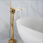 Artifice Home Retrover Floor-Mount Freestanding Tub Filler with Hand Shower