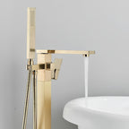 Artifice Home Retrover Floor-Mount Freestanding Tub Filler with Hand Shower