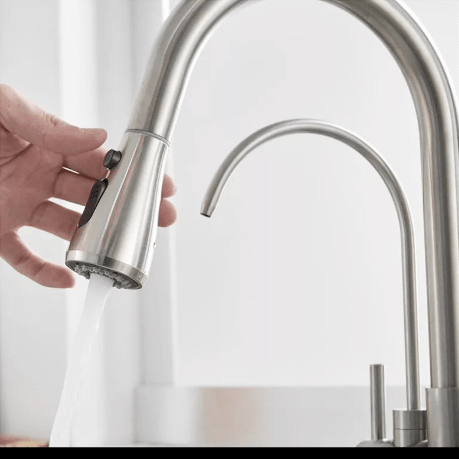 Artifice Home Touch-Activated Gourmet Kitchen Faucet with Water Filter Way