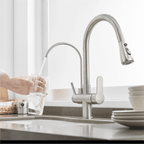 Artifice Home Touch-Activated Gourmet Kitchen Faucet with Water Filter Way