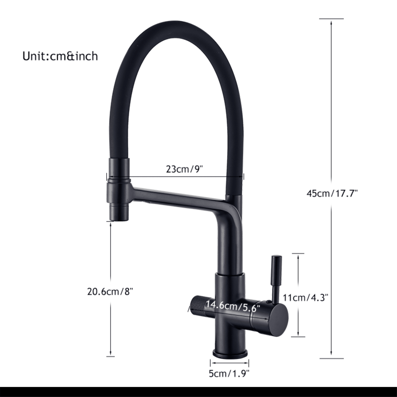 Artifice Home Essential Kitchen Faucet with Water Filter Way