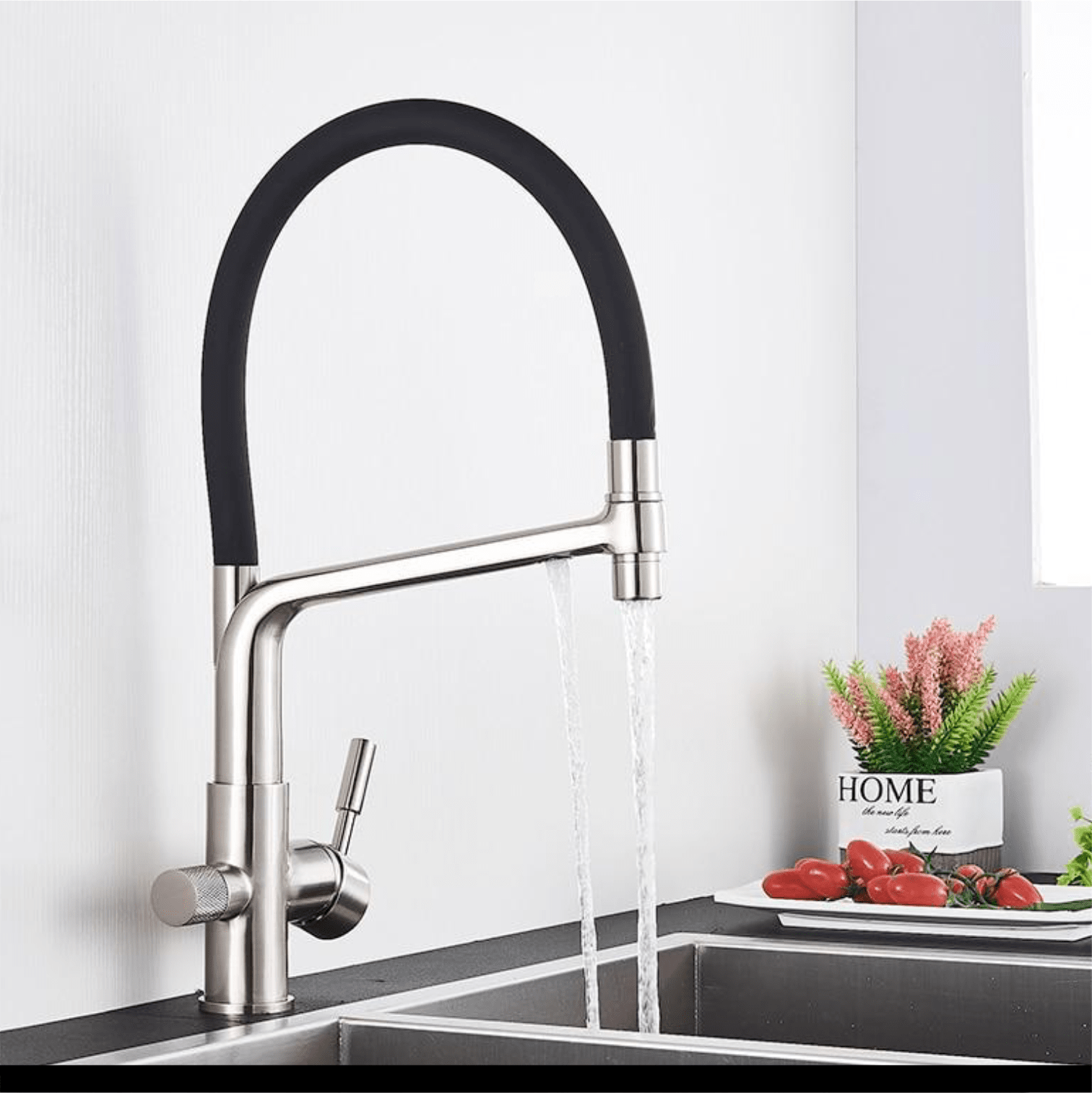 Artifice Home Essential Kitchen Faucet with Water Filter Way