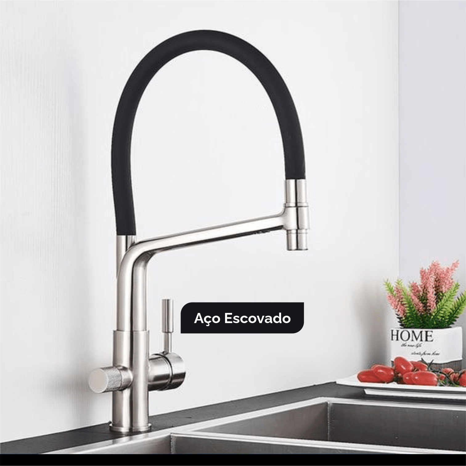 Artifice Home Essential Kitchen Faucet with Water Filter Way