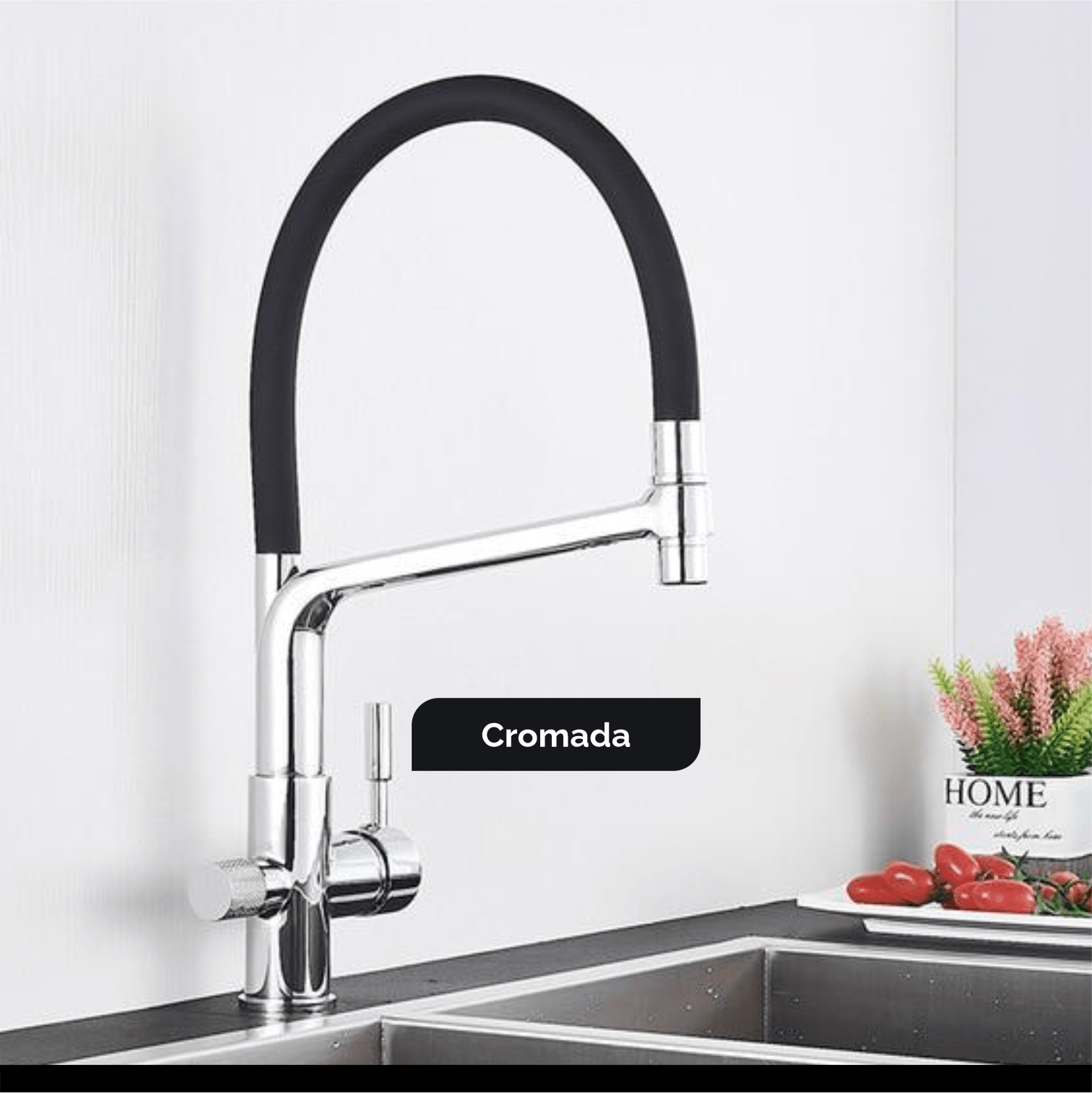 Artifice Home Essential Kitchen Faucet with Water Filter Way