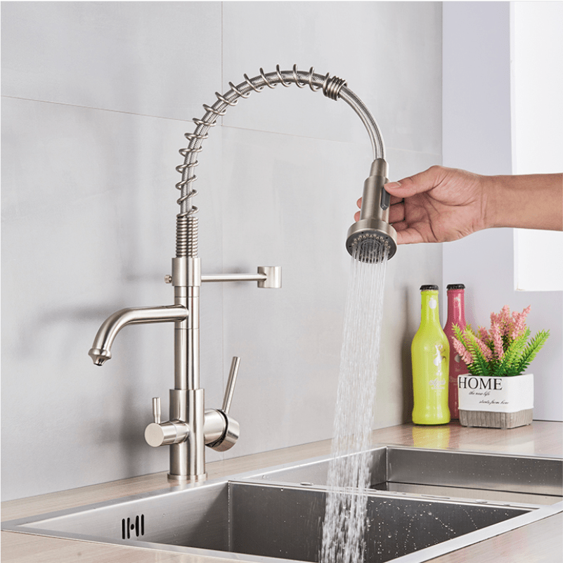 Ballon Dual-Purpose Kitchen Faucet with Integrated Drinking Water Filter