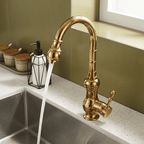 Brempo Gourmet Kitchen Faucet in Polished Gold