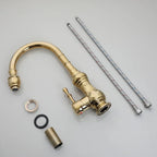 Brempo Gourmet Kitchen Faucet in Polished Gold