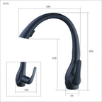 Troller Curved Gourmet Kitchen Faucet