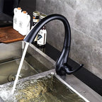Troller Curved Gourmet Kitchen Faucet