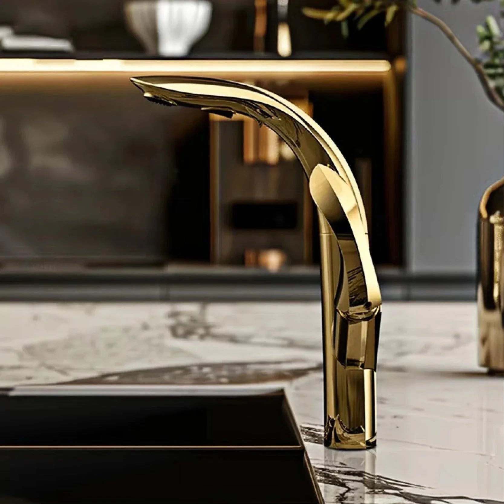 Elixir Gold Gourmet Kitchen Faucet - High-End