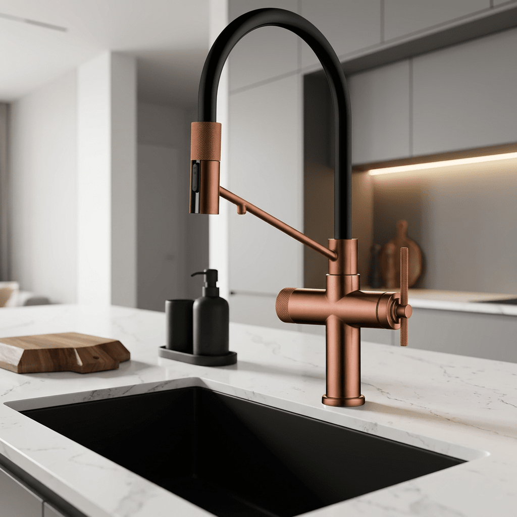 Espartacus Minimalist Gourmet Kitchen Faucet