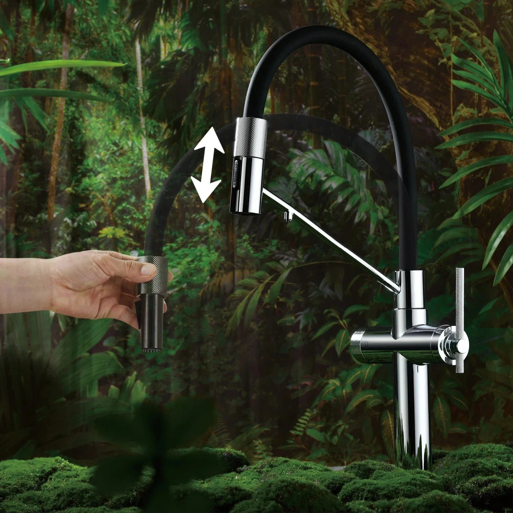 Espartacus Minimalist Gourmet Kitchen Faucet