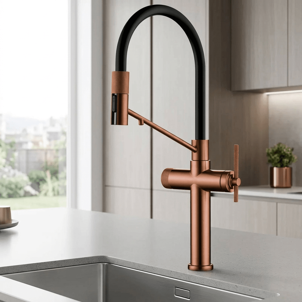 Espartacus Minimalist Gourmet Kitchen Faucet