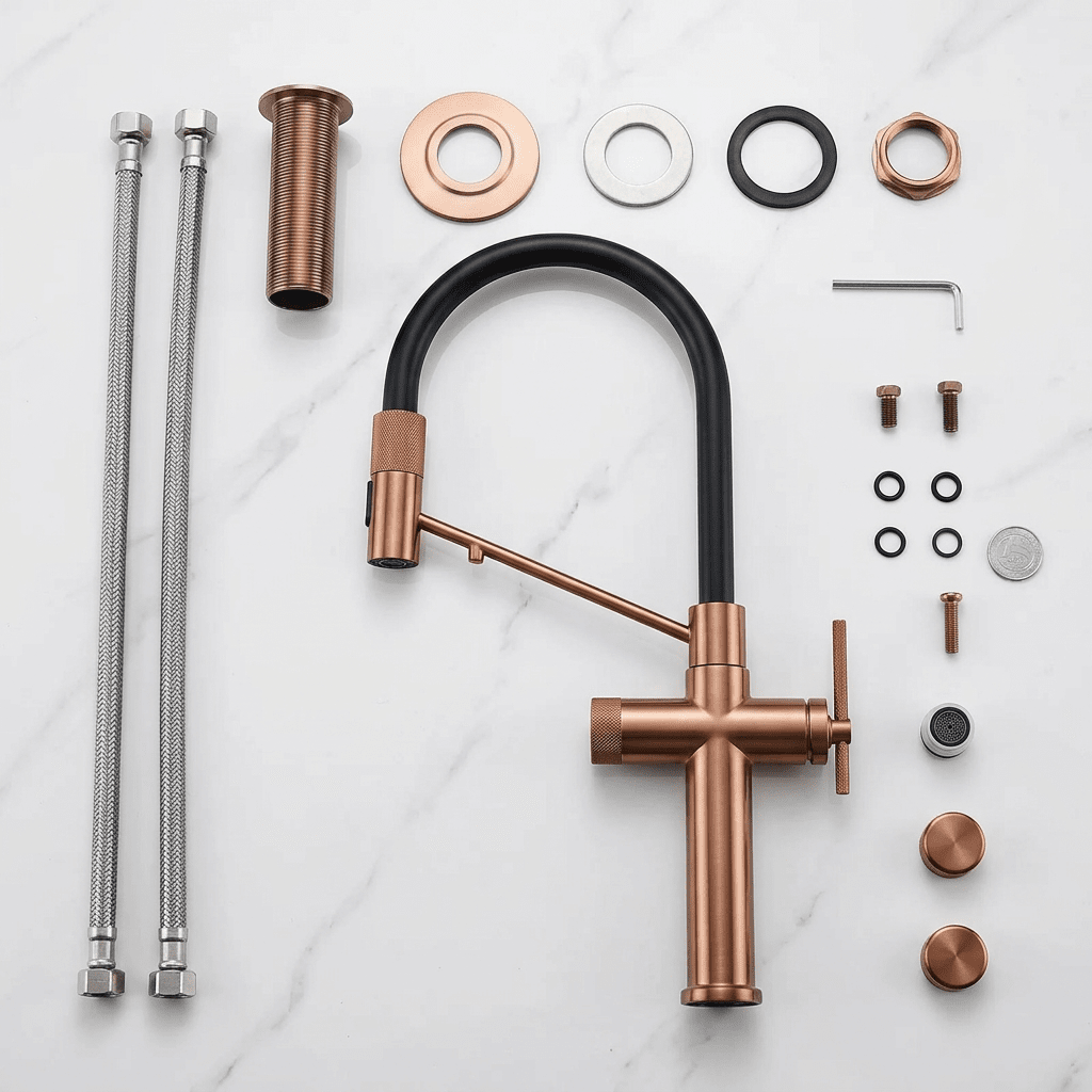 Espartacus Minimalist Gourmet Kitchen Faucet