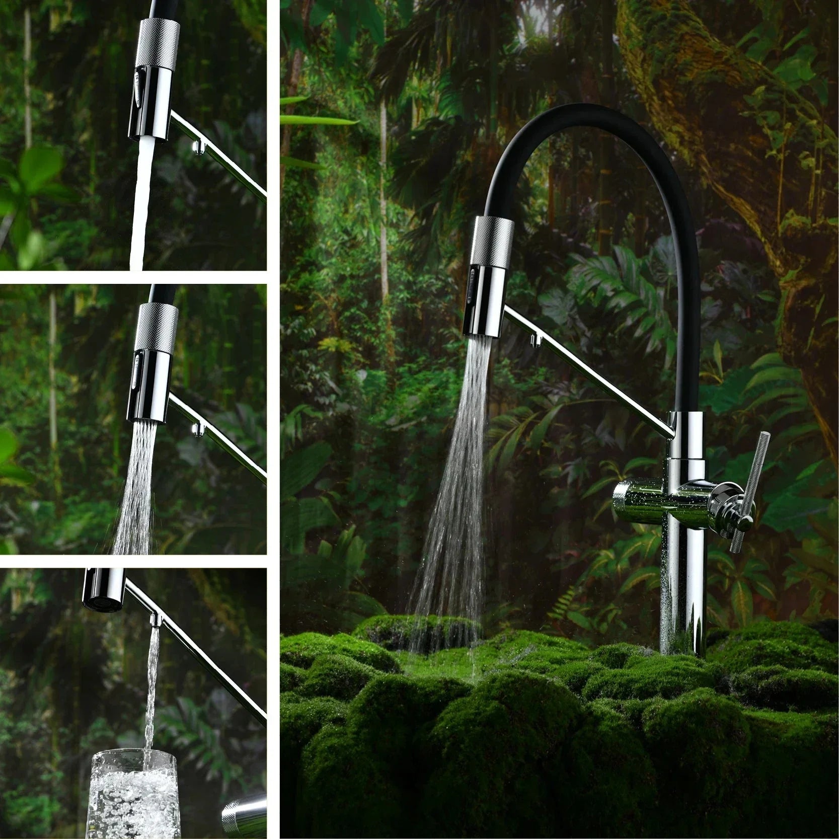Espartacus Minimalist Gourmet Kitchen Faucet