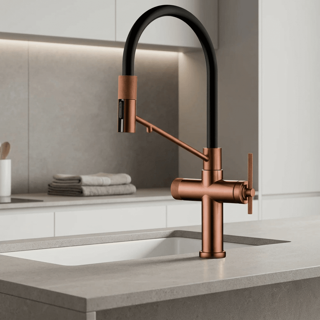 Espartacus Minimalist Gourmet Kitchen Faucet