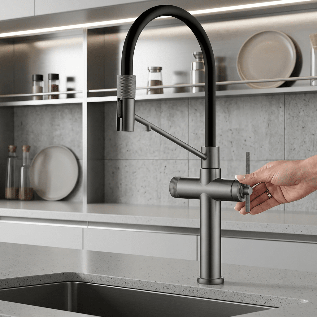 Espartacus Minimalist Gourmet Kitchen Faucet