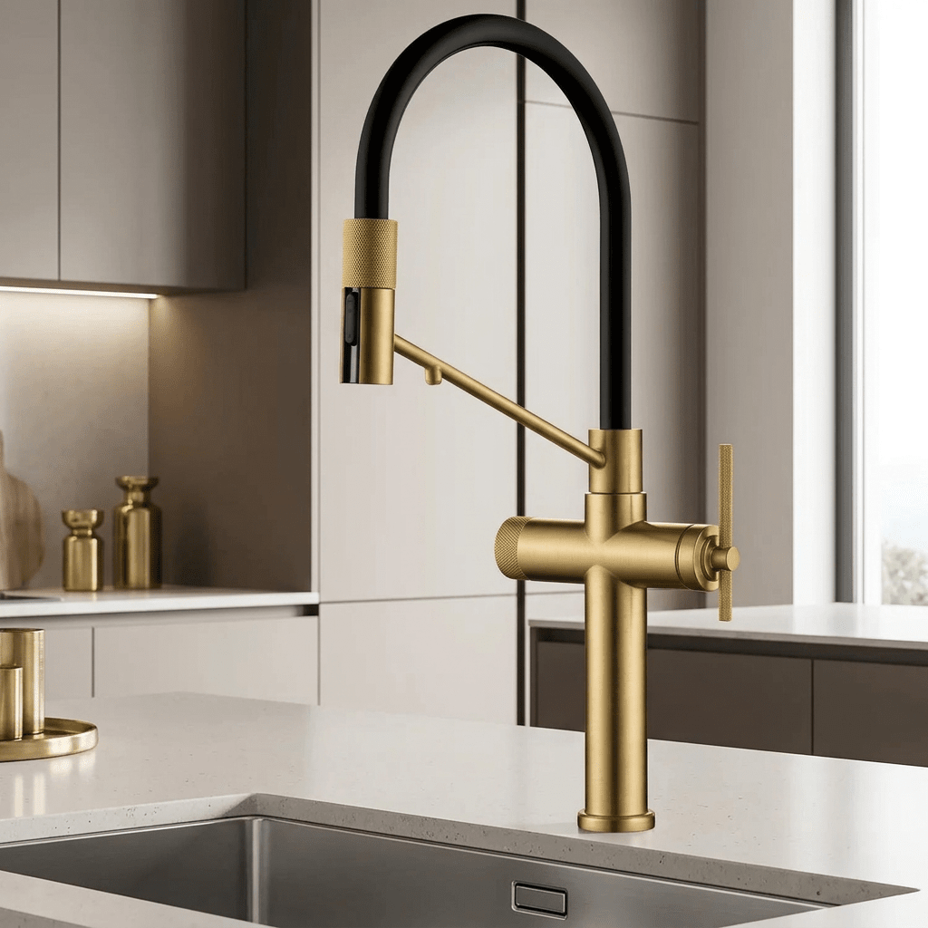 Espartacus Minimalist Gourmet Kitchen Faucet
