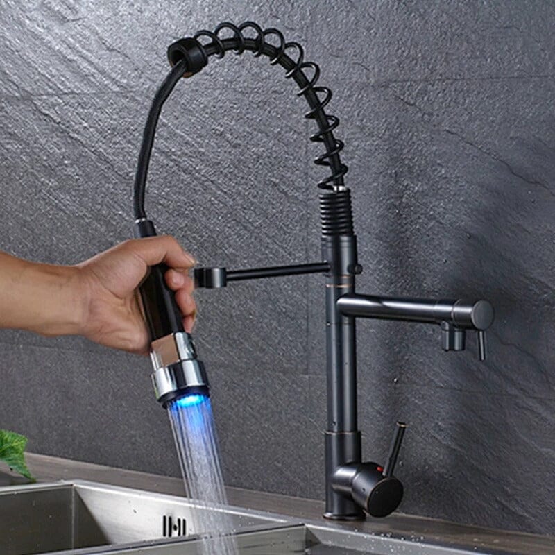 Artifice Home Groove LED Gourmet Kitchen Faucet