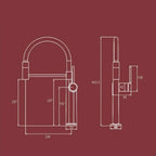 Pillatos Rome Gourmet Kitchen Faucet