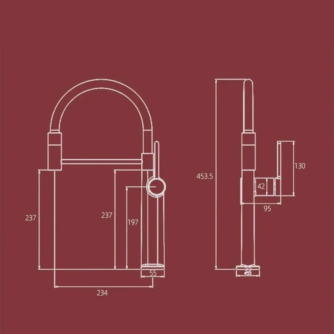 Pillatos Rome Gourmet Kitchen Faucet