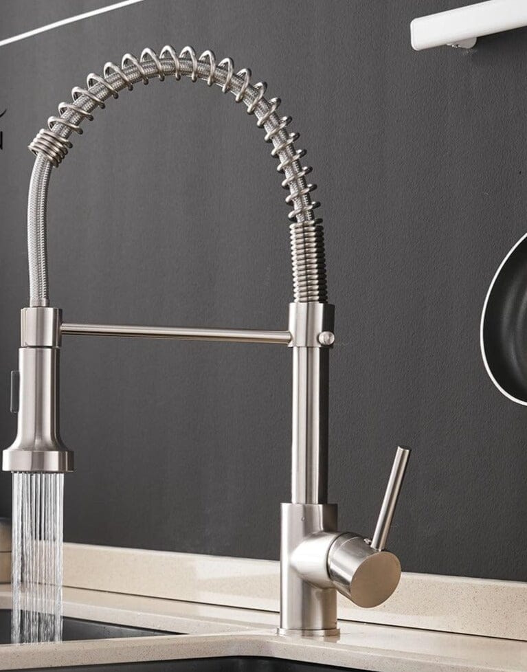 Chef Gourmet Pull-Down Kitchen Faucet with Hot & Cold Mixer
